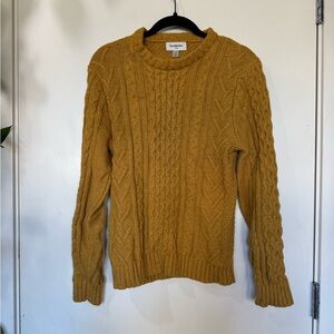 Goodfellow & Co Yellow Knit Sweater